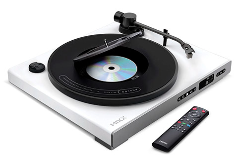 Mixx Analog Plus Turntable / CD-player with Bluetooth - White