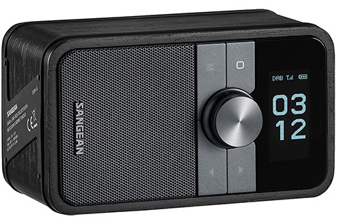 Sangean Rechargeable portable radio with Bluetooth - Black Oak