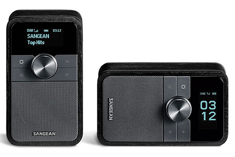 Sangean Rechargeable portable radio with Bluetooth - Black Oak