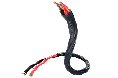 Inakustik Speaker 415 single-wire speaker cable with Spade connectors