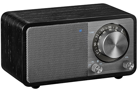 WR-7 PLUS Compakt Rechargeable portable radio with Bluetooth - Black