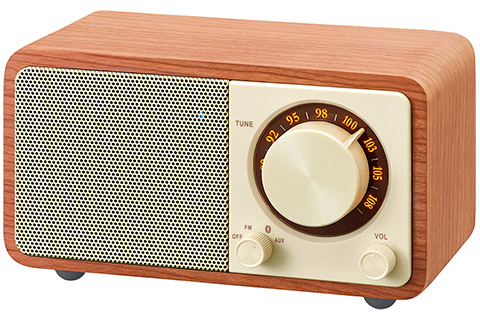 Sangean WR-7 PLUS Compakt Rechargeable portable radio with Bluetooth - Cherry