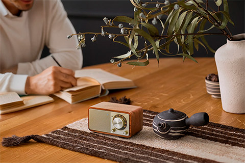 Sangean WR-7 PLUS Compakt Rechargeable portable radio with Bluetooth - Lifestyle