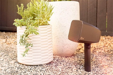 Klipsch Courtyard 4.1 Outdoor Speaker System - Lifestyle