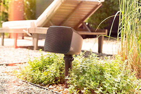 Klipsch Courtyard 4.1 Outdoor Speaker System - Lifestyle