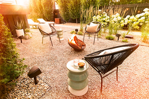 Klipsch Courtyard 4.1 Outdoor Speaker System - Lifestyle