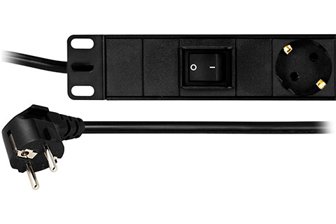 Power plug l 3m (6x CEE 7/3)