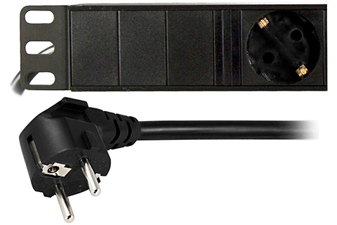 Power plug l 3m (6x CEE 7/3)