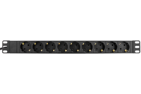 Power plug l 3m (9x CEE 7/3) - Black