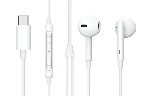 USB-C Wired In-Ear Headphones l White