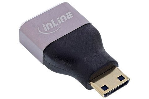 HDMI adapter HDMI A Female - Mini HDMI C Male (8K UHD)