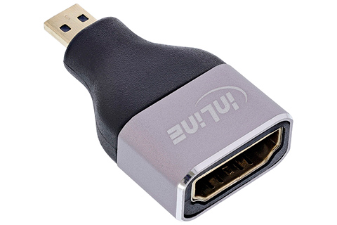 HDMI adapter HDMI A Female - Micro HDMI D Male (8K UHD)