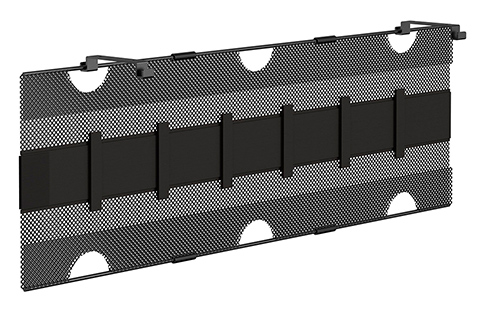 Storage net for under-table mounting