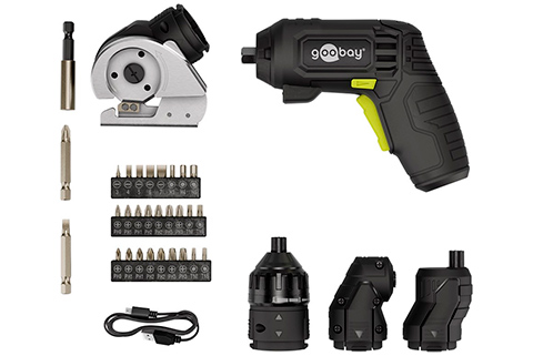 4-in-1 Mini Cordless Screwdriver Set - 35 Pcs