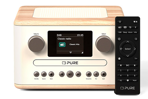 Classic C-D4 FM/DAB+/ BT Radio with CD player - White