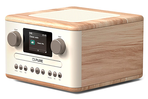 Pure Classic C-D4 FM/DAB+/ BT Radio with CD player - White