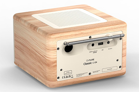 Pure Classic C-D4 FM/DAB+/ BT Radio with CD player - White