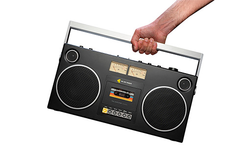 We Are Rewind Portable Bluetooth Speaker and Cassette Player