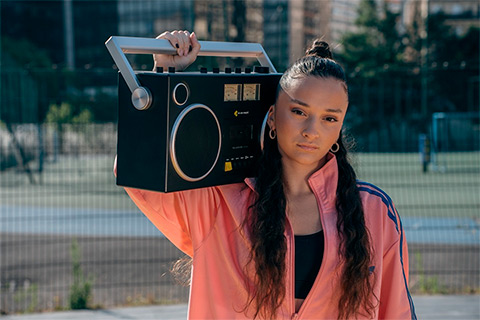 We Are Rewind Portable Bluetooth Speaker and Cassette Player - Lifestyle