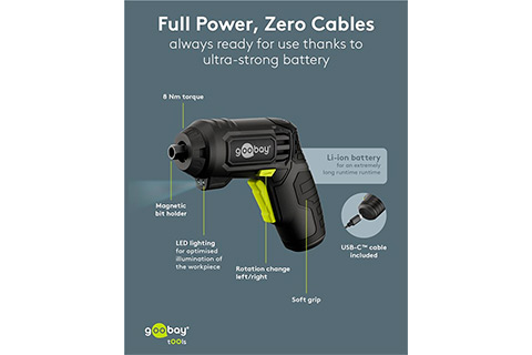 Mini Cordless Screwdriver Set - 31 Pcs