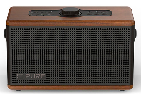 Classic Aura Portable Speaker with Bluetooth - Walnut