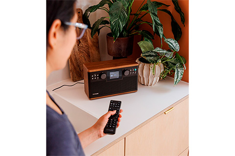 Pure Classic H6 FM/DAB+ Radio with Bluetooth - Walnut - Lifestyle