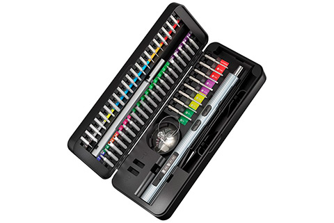 58-in-1 Electric Screwdriver with 50-Piece Precision Bit Set