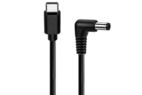 USB-C to Angled DC Cable (5,5 x 2,1 mm)