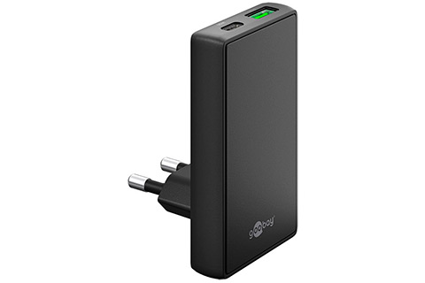 Dual USB Charger (65W PD) - Black