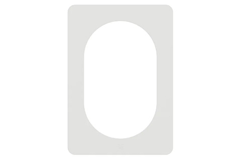 LK One Design frame, 1.5 module - White