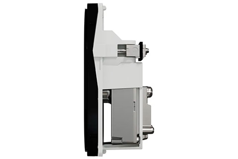 LK Antenna outlet loop-through box, TV/R, 1.5 module - Black