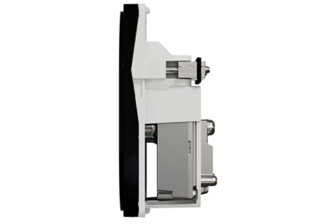 LK One Antenna outlet end socket, TV/R, 1.5 Module - Black