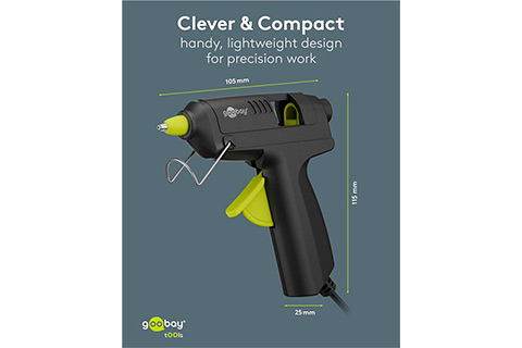 Hot Glue Gun Advanced incl. 50 Glue Sticks - Lifestyle, Alu champagne