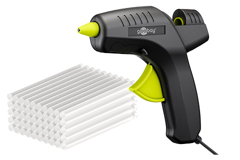 Hot Glue Gunl Premium | 11 mm. (80 W) incl. 50 Hot Glue Sticks