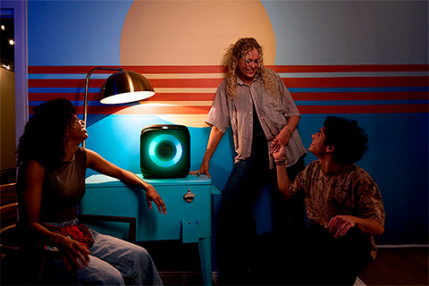 JBL PartyBox Encore Essential 2 Party Speaker with Microphone - Lifestyle