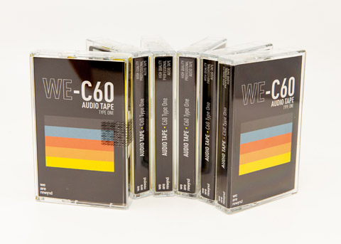 We Are Rewind WE-C60 Blank Cassette Tape