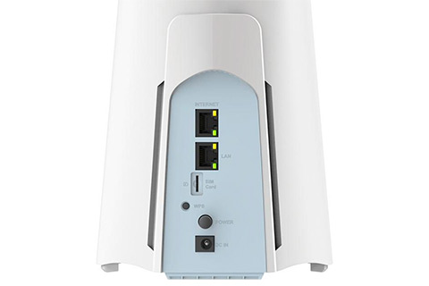 D-Link NR AX3000 wireless 5G WiFi 6 router - Back