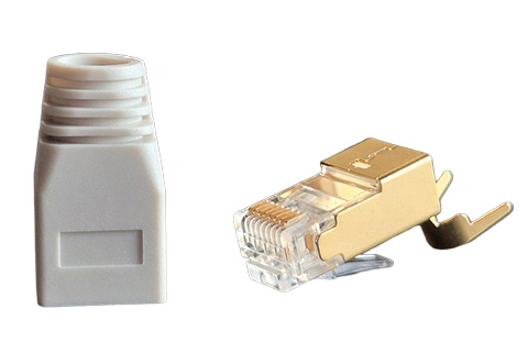 SUPRA CAT7 modular screened RJ45 connector (AWG 22)
