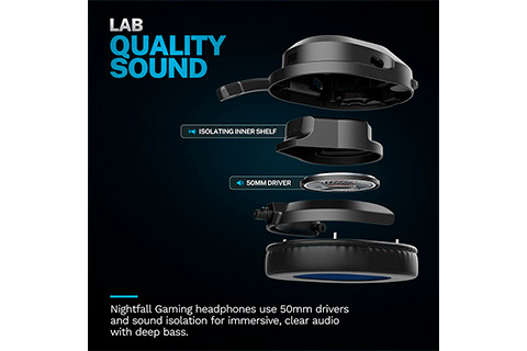 JLab Audio Nightfall Gaming Wireless Headset - Lifestyle