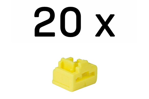 RJ-45 Port Blocker | Yellow