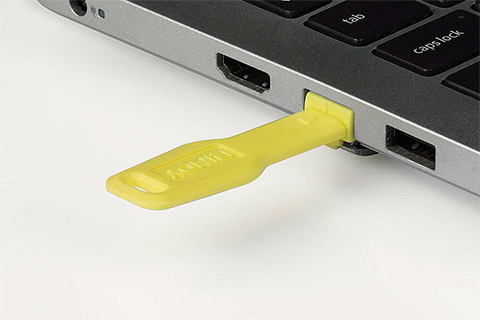 RJ-45 Port Blocker | Yellow