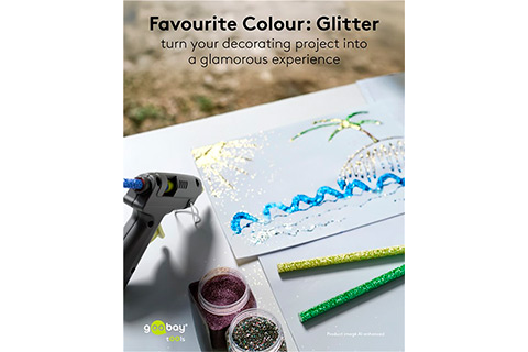 Glitter Hot Glue Sticks (11 mm) - Lifestyle