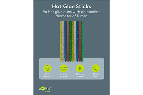 Glitter Hot Glue Sticks (11 mm) - Lifestyle