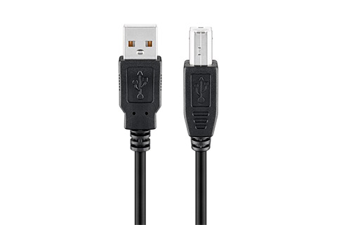 USB 2.0 cable, black