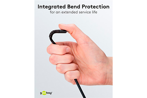 USB-C Cable textile | Black (60W, Highspeed) - Lifestyle