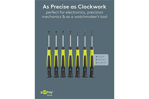 Precision Screwdriver set - 7 pcs. - Lifestyle