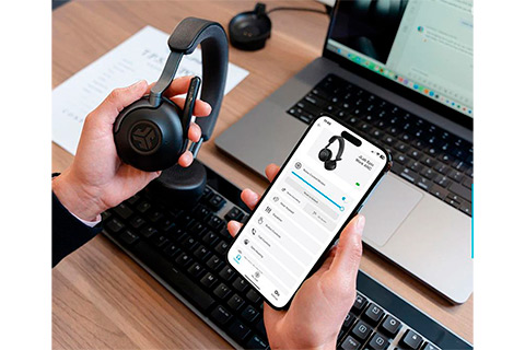 JLab Audio Epic Work Wireless On-Ear Headpones - Lifestyle