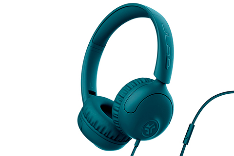 JLab Audio Studio 2 Wired On-Ear Headphones - Blue