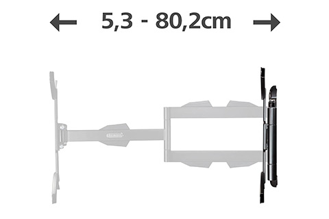 HAMA TV Wall Mount with Tilt and Turn (32–65