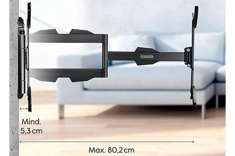 HAMA TV Wall Mount with Tilt and Turn (32–65